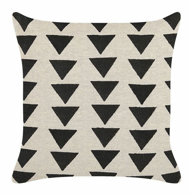 Sada 2 ozdobných vankúšov 45 x 45 cm Cercia (svetlobéžová)