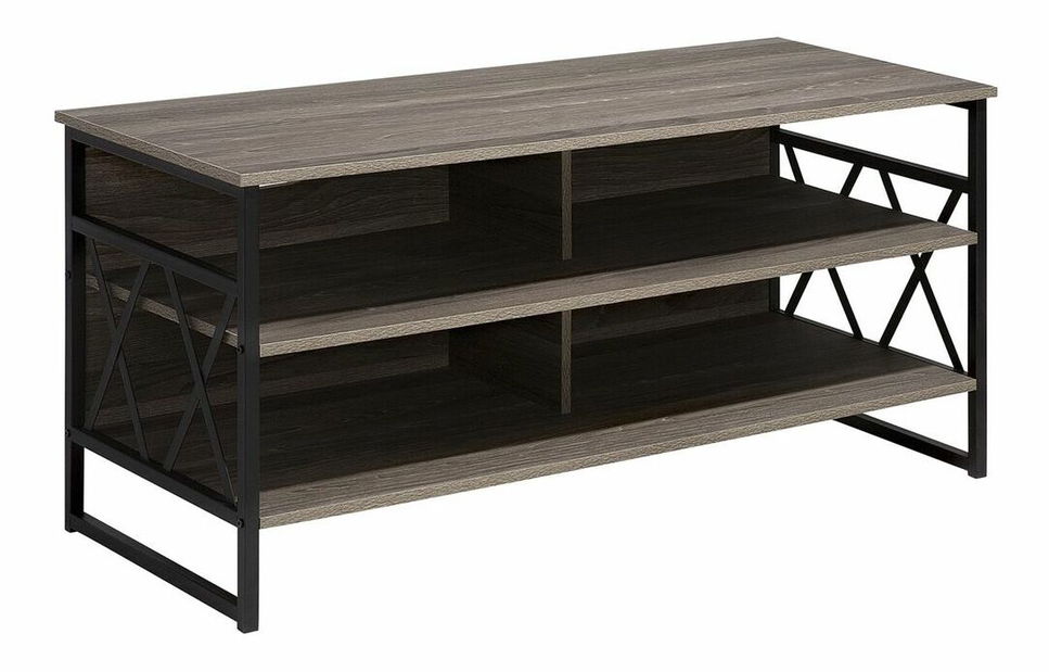 TV stolík/skrinka Caruso (tmavosivá)