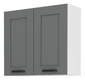 Gornji kuhinjski ormarić Lucid 80 G 72 2F (dustgrey + bijela)