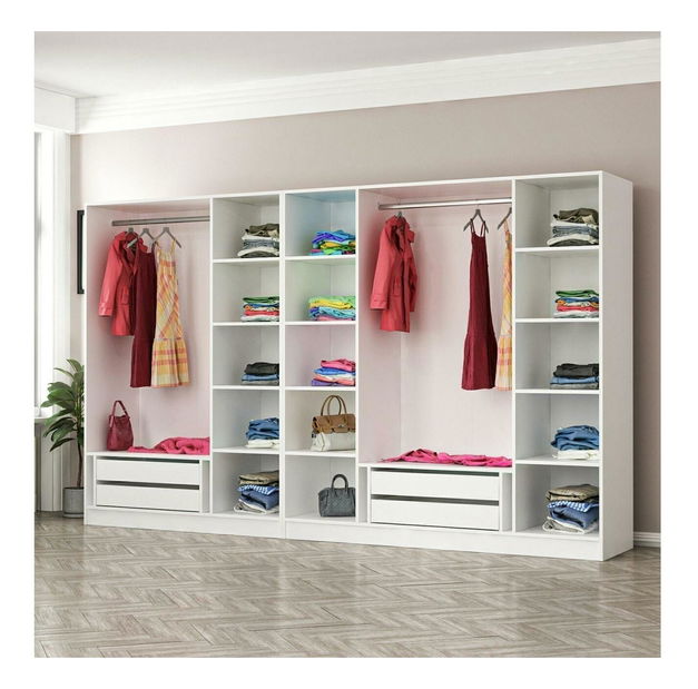 Ruhásszekrény Kalia 3823 (fehér)