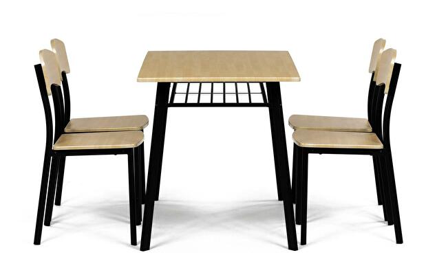 Set mobilier sufragerie Aeroplano (stejar sălbatic) (pentru 4 persoane)