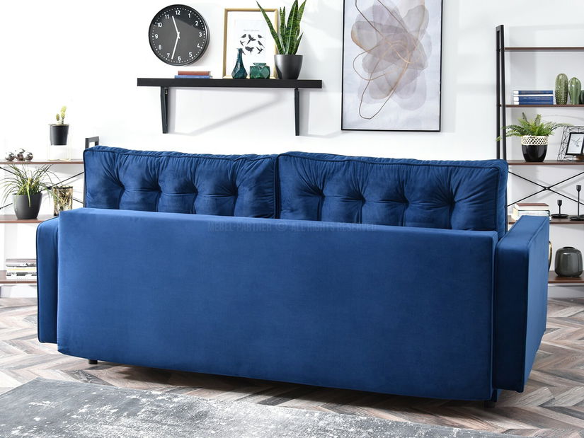 Kétszemélyes kanapé Legacion (fekete)