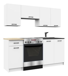 Set mobilier bucătărie 180 cm Ozara (Alb)