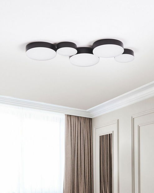 Stropné svietidlo Luga (čierna)