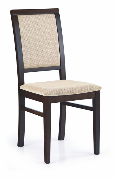 Jedálenská stolička Sylwek 1 Wenge + Torent beige
