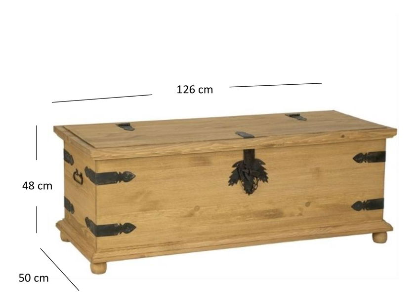 Láda Charla (méz fenyő)