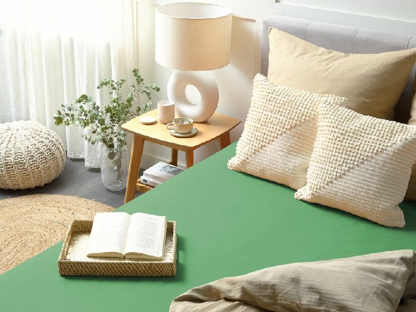 Plachta na posteľ 180 x 200 cm Januba (zelená)