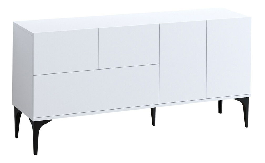 Ormarić Aliex 13 (bijela + crna)