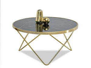 Stolić za kavu Armin Xl (crni mramor + zlatna)