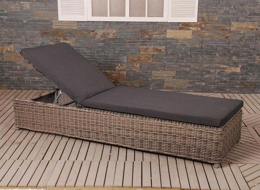 Záhradné lehátko Corona (um. Ratan)