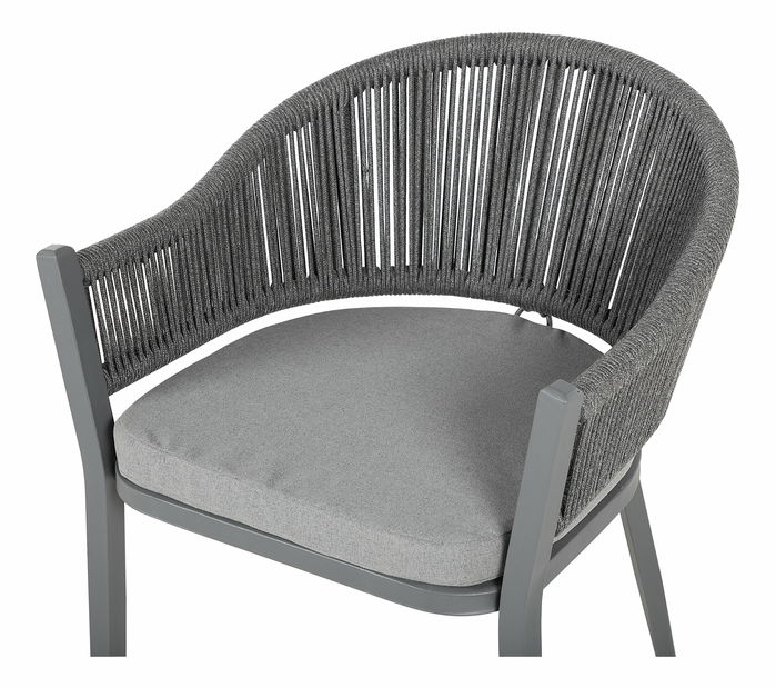 Set scaune 2 buc. Millet (gri)