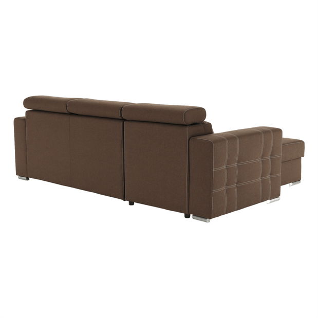 Sarokkanapé Chris (barna + világosbarna) (B)