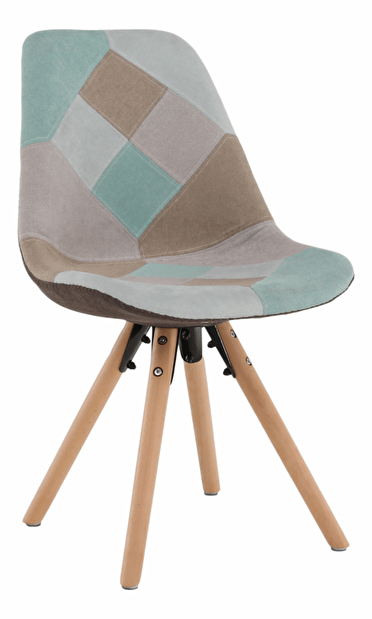 Blagovaonska stolica Glority (menta patchwork)