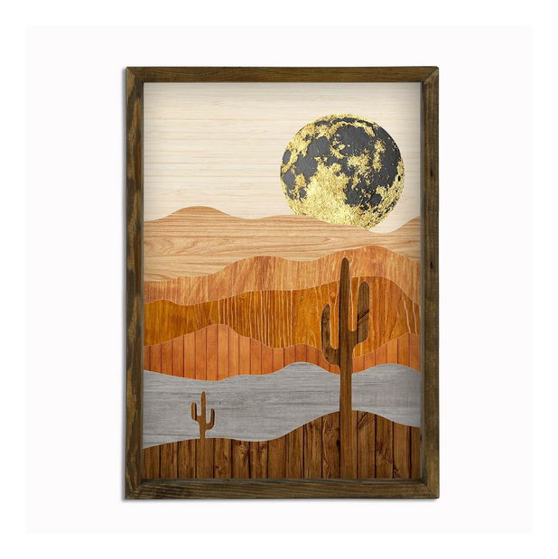 Ozdobný zarámovaný obraz Mobune 2 (viacfarebné) 