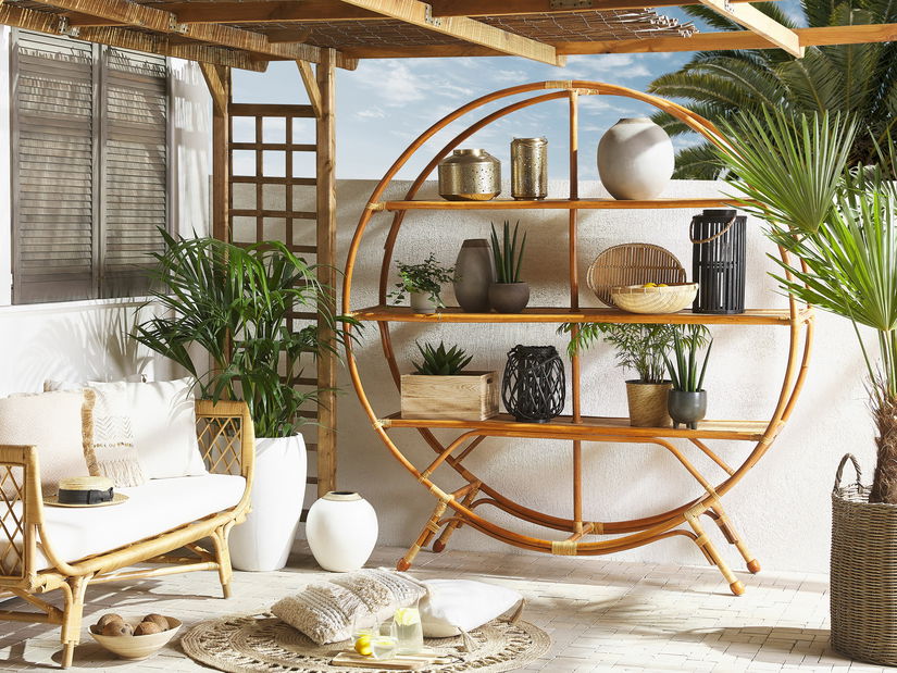 Regál TALOVA (svetlé drevo)