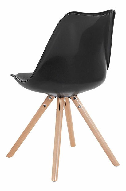 Scaun de sufragerie Doha (negru)