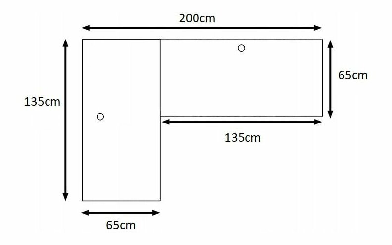Sarok Gamer PC asztal- SKX