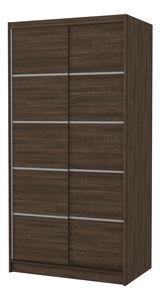 Šatníková skriňa Remea (choco)