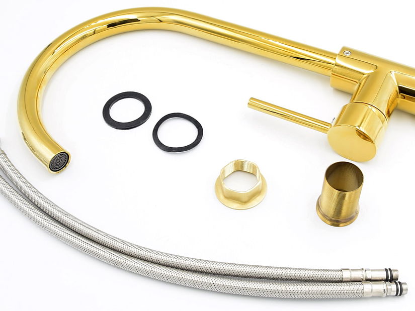 Baterie bucătărie Bintis (auriu)