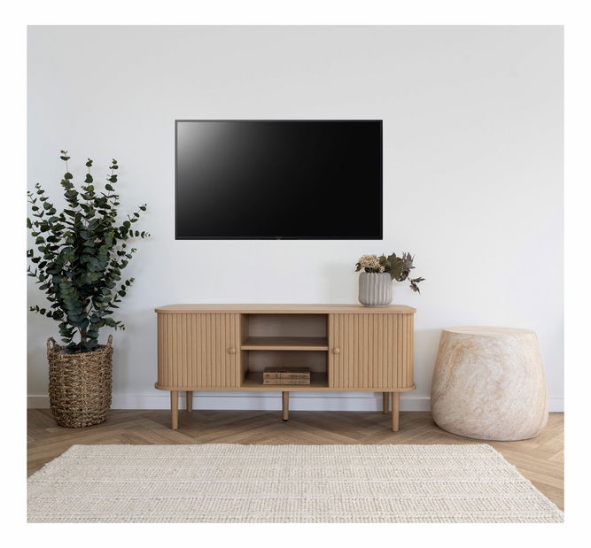 TV stolík/skrinka Niadelia 3 (prírodná)