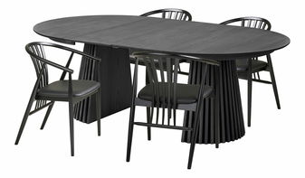 Set de masă Ornelia 1 (negru)