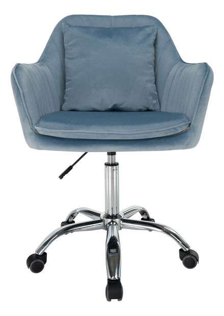 Uredska fotelja Siegen (plava + krom)