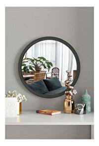 Oglindă decorativă Kelalo (antracit) 