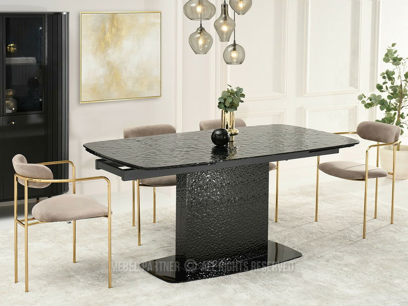 Masă sufragerie Jocosos (negru)