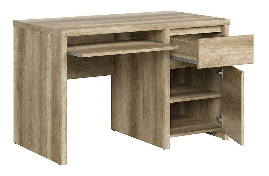 Számítógépasztal Kasey BIU1D1S/120 (Monument tölgy)