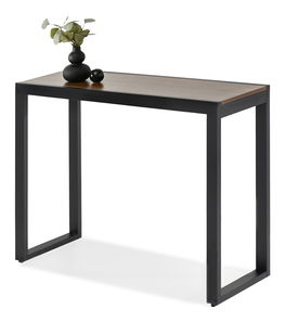 Konzolový stolík Ines (orech + čierna)