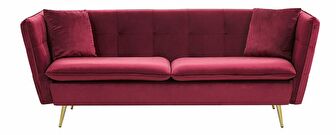 Sofa trosjed FERICA (tamno crvena)