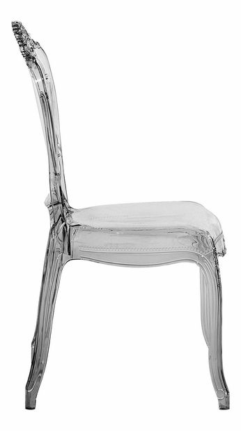 Set 2 buc. scaune pentru sufragerie Vitton (negru)