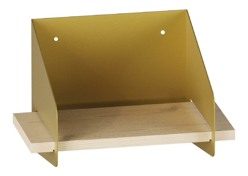 Raft de perete Shortia 1 (auriu)