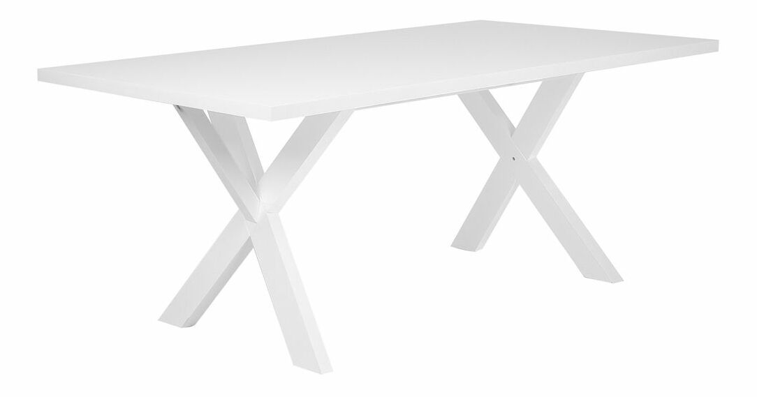 Jedálenský stôl Lupla (pre 8 osôb) (biela)