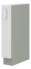 Donji kuhinjski ormarić Brunea 15 D CARGO BB (siva + bijeli sjaj)