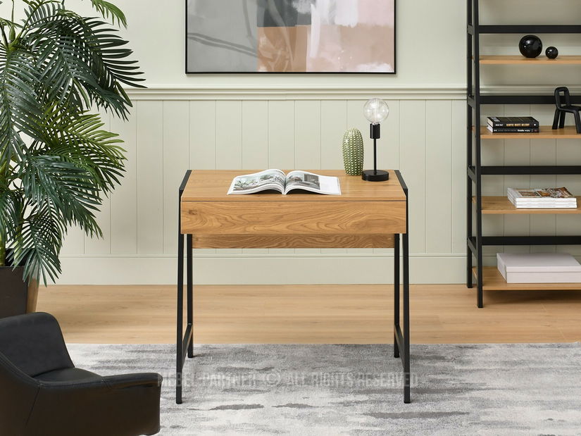 PC asztal Norway (tölgy + fekete)