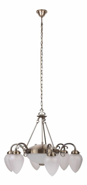 Luster Maya 8536 (bronzová + opálové sklo)