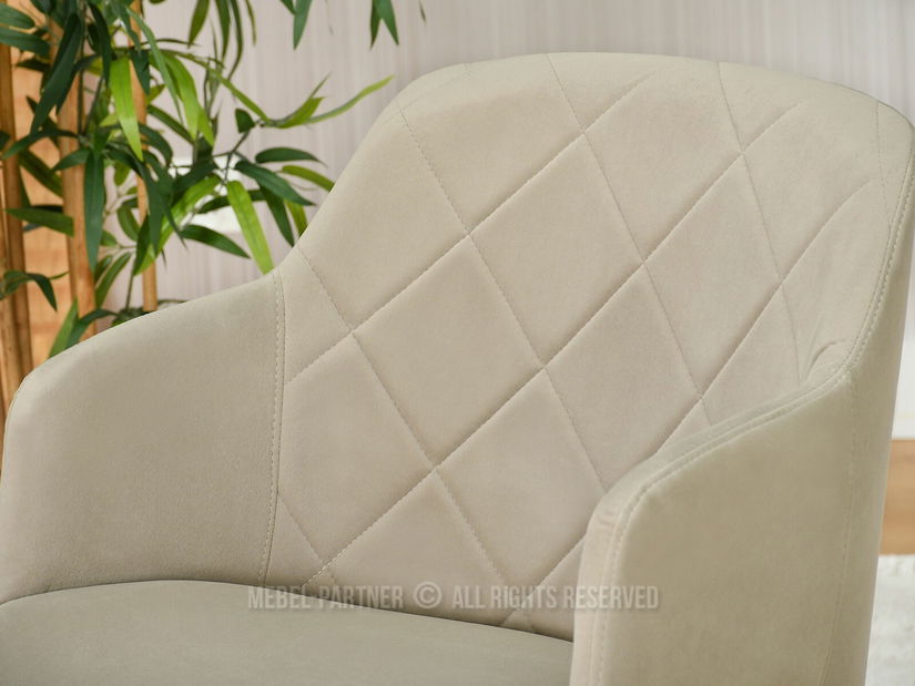 Scaun Sorien K (bej + stejar)