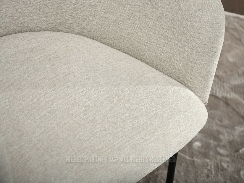 Scaun sufragerie Bastante (bej + negru)