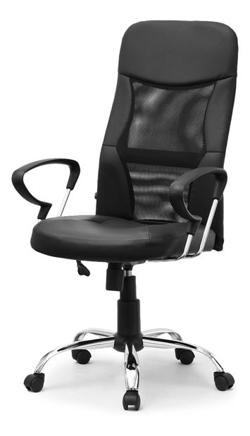 Stolička Olino (čierna + chrómová)