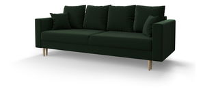 Canapea trei locuri Kinetic (Verde închis)