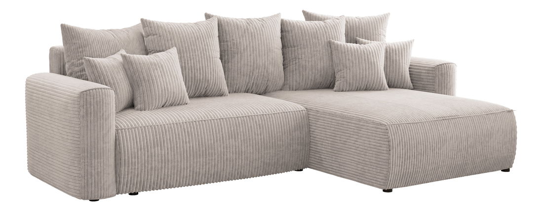 Kutna garnitura Baria (D) (svijetlosmeđa)