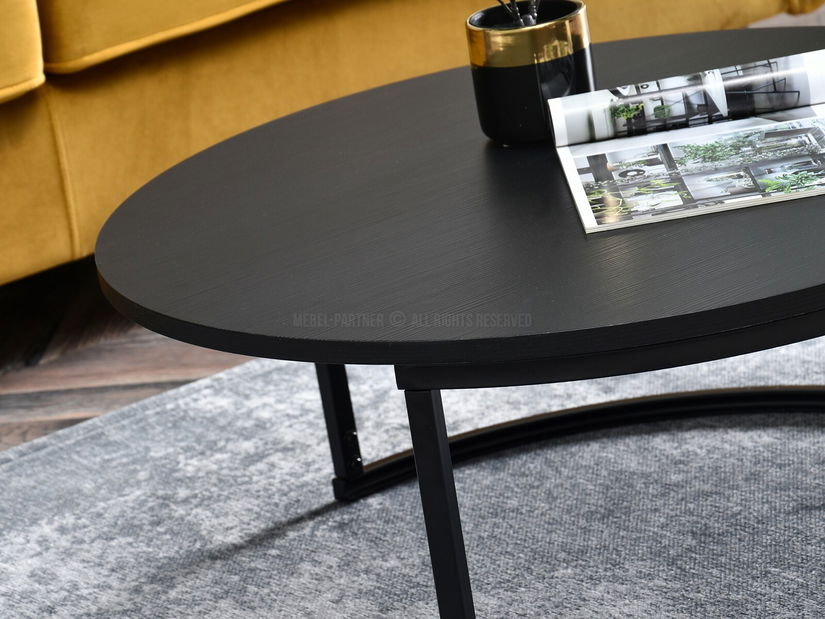 Konferenčný stolík Kolja Stolik Xl (čierna)