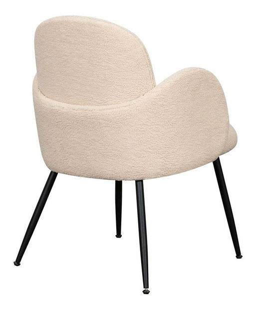 Jedálenská stolička Smith (svetlobéžová + čierna)