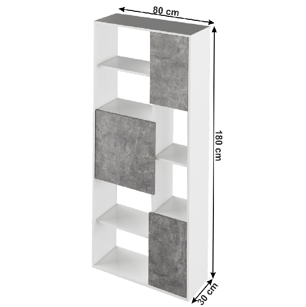 Raft Umini (alb + beton)