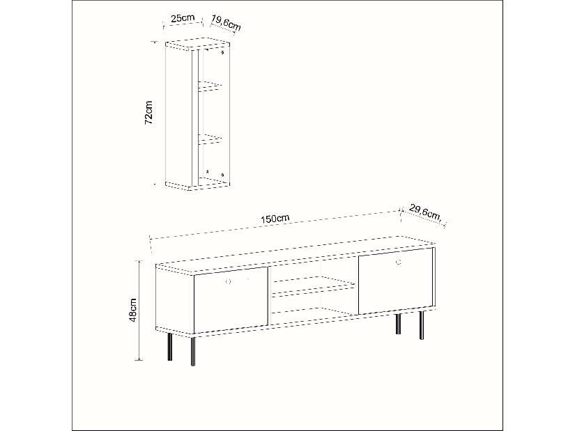 Mobilier living Kuvuni 1 (alb) 