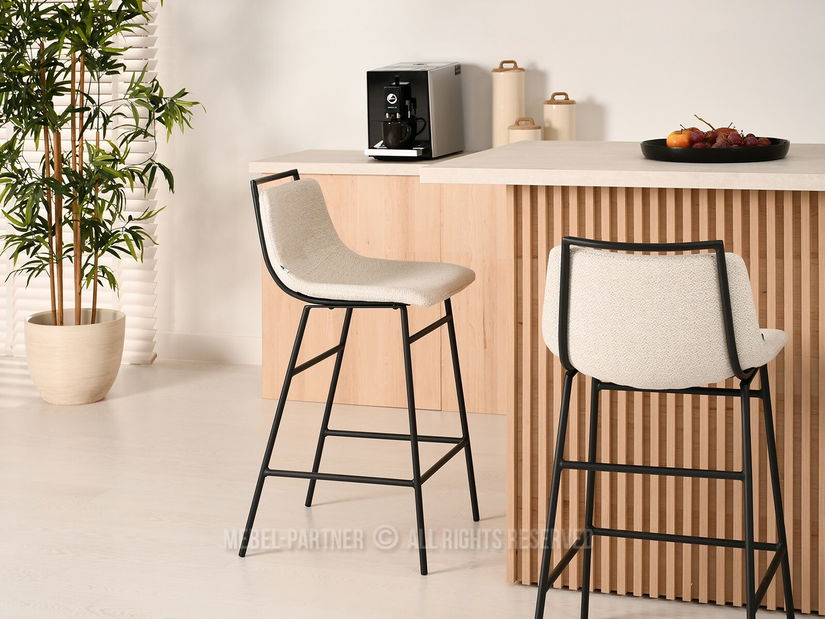 Stolička Sara (krémová + čierna)