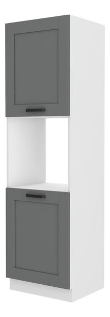 Dulap de bucătărie pentru alimente Lucid 60 DP 210 2F (dustgrey + alb)