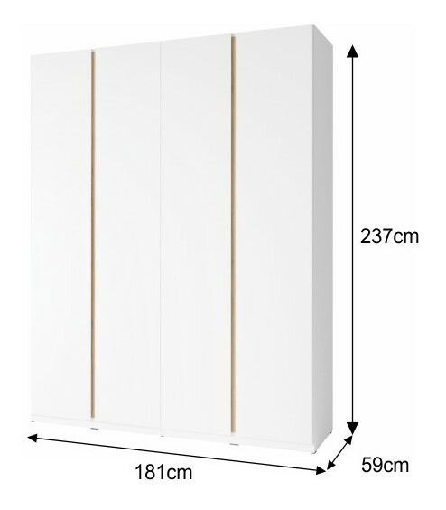 Négyajtós kisszekrény Pietro 