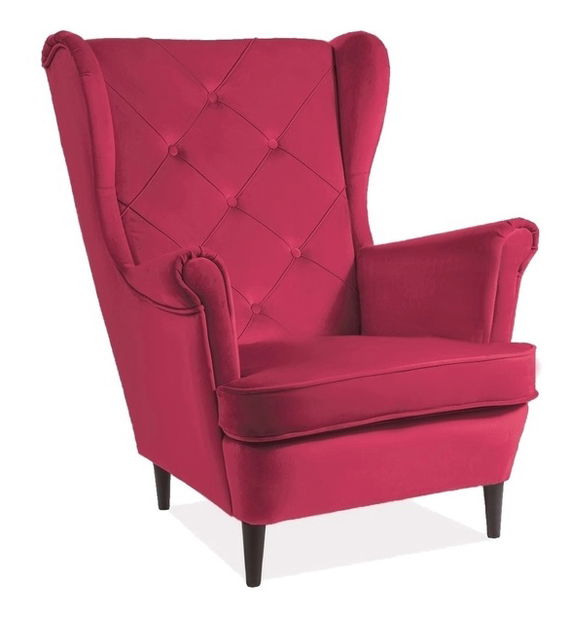 Fotelja za opuštanje Laure (bordo + wenge)